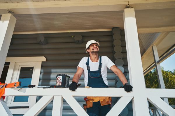 Porch Ceiling Construction in Idaho Falls